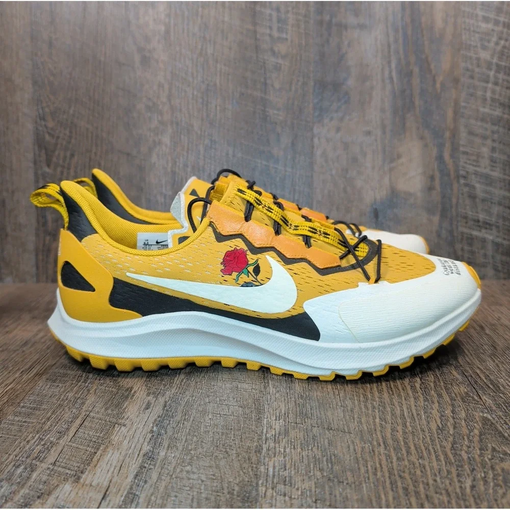 Nike X Gyakusou Zoom Pegasus 36 Trail Men Size 9.5 Mineral Yellow CD0383-700